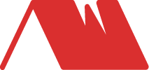 red vector graphic of a broken roof